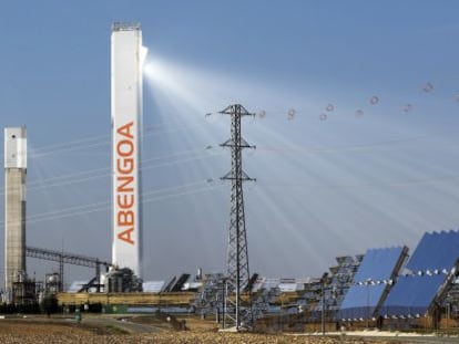 Planta solar de Abengoa.