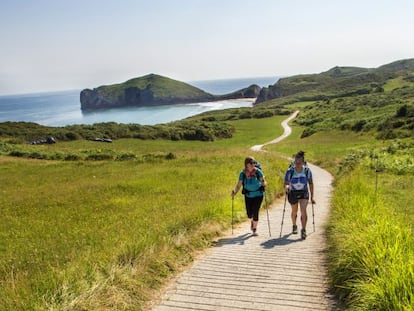 El Camino de la Costa a su paso por Asturias.