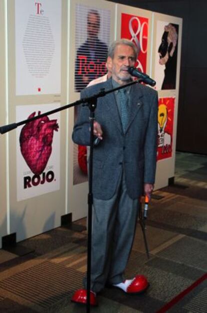 Vicente Rojo, durante el homenaje