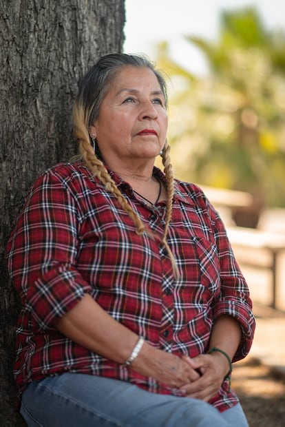 Lourdes Cárdenas, trabajadora agrícola y activista por los derechos de los trabajadores en el Valle de San Fernando, California.