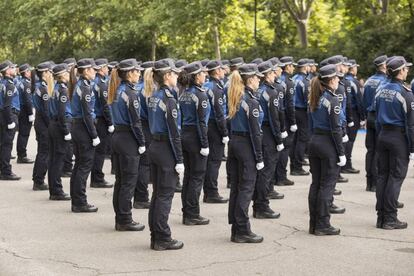 Policías municipales, en la celebración de su patrón el pasado 24 de junio.