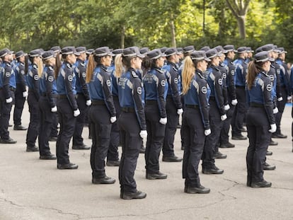 Policías municipales, en la celebración de su patrón el pasado 24 de junio.