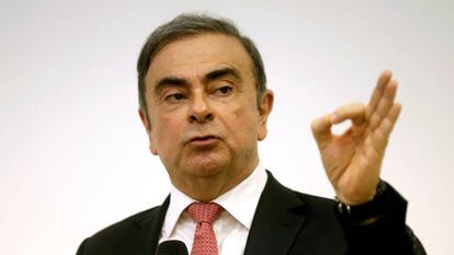 El expresidente de la alianza Renault-Nissan-Mitsubishi Carlos Ghosn.