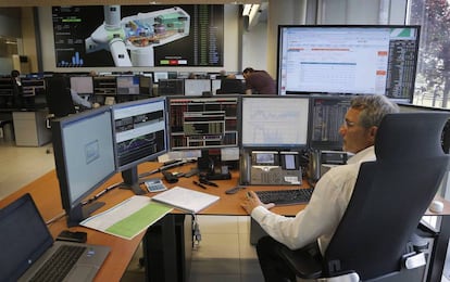 Centro de control de renovables del grupo Acciona en Navarra.