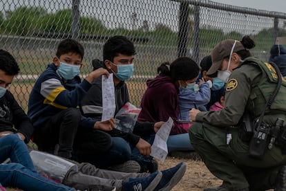 Niños inmigrantes en La Joya, Texas