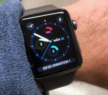 Pantall del Apple Watch