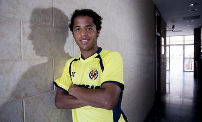 Giovani dos Santos, el pasado jueves en la ciudad deportiva del Villarreal. 