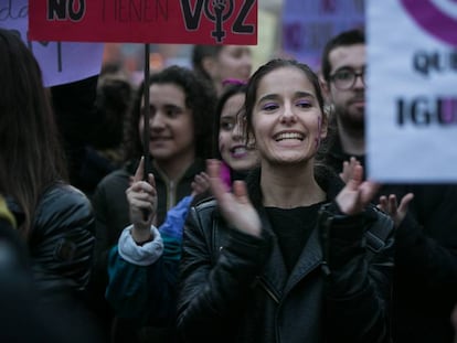 Manifestació del 8-M d'aquest 2018.