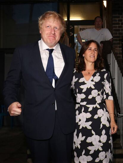 Marina Wheeler y Boris Johnson, en junio de 2016.