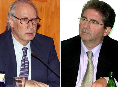 Miguel Boyer y José Luis López de Silanes.