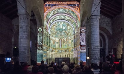 El ábside virtual de Sant Climent de Taüll, que ha sido premiado en Baltimore.