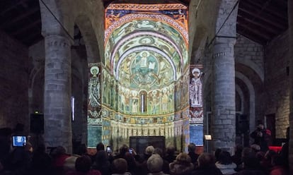 El &aacute;bside virtual de Sant Climent de Ta&uuml;ll, que ha sido premiado en Baltimore.