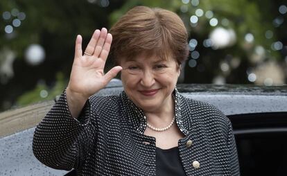 La nueva directora gerente del FMI, Kristalina Georgieva, a mediados de diciembre en París.