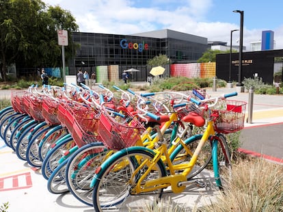 Googleplex, la sede corporativa en Mountain View (California). 