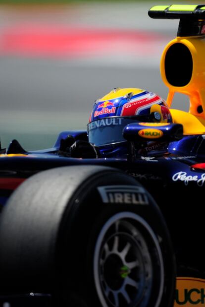 El corredor de Red Bull, Mark Webber.