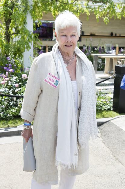 Judi Dench, otra de la habituales del Fetsival de Chelsea.