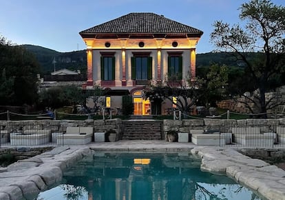 El restaurant del celler Montrubí a l'Avellà (Alt Penedès).