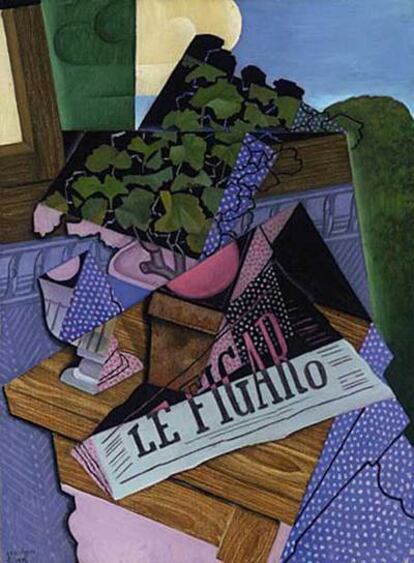 'Le pot de géranium' (1915), de Juan Gris.