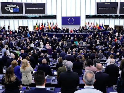 Last plenary session in Strasbourg of the European Parliament before the European elections in June.