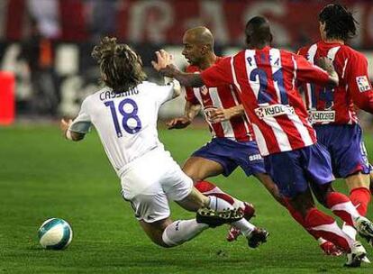 Cassano, con la camiseta del Real Madrid