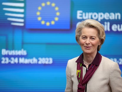 La presidenta de la Comisión Europea, Ursula Von der Leyen.