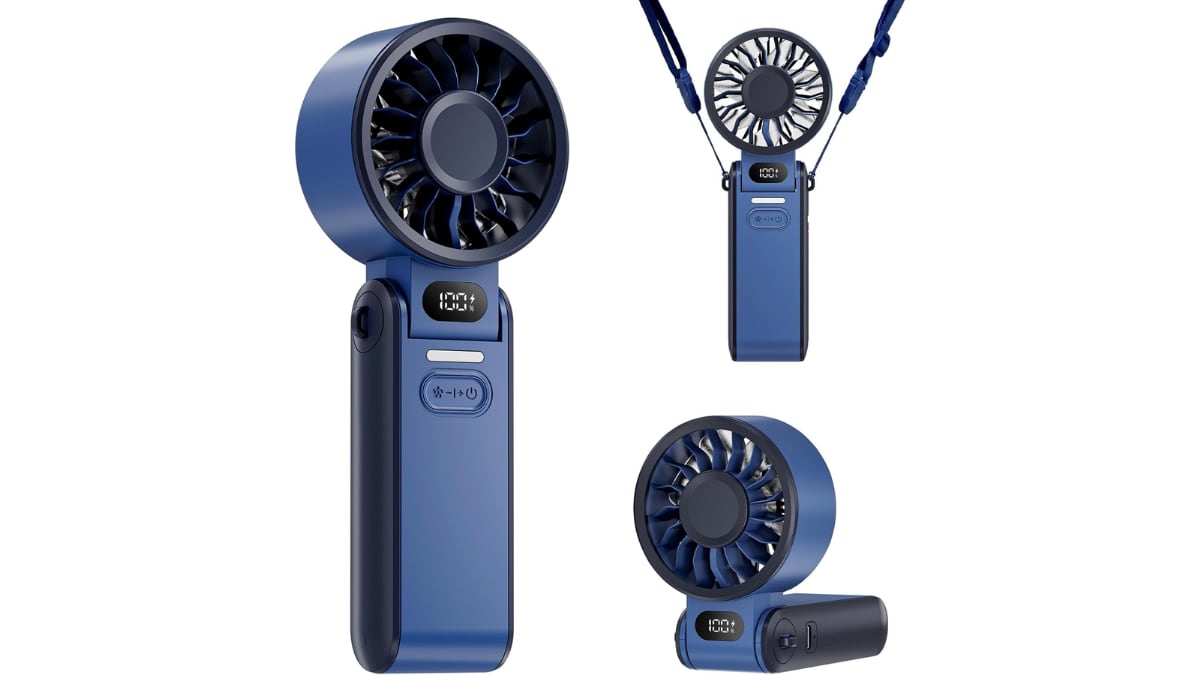 Ventilador de mano.