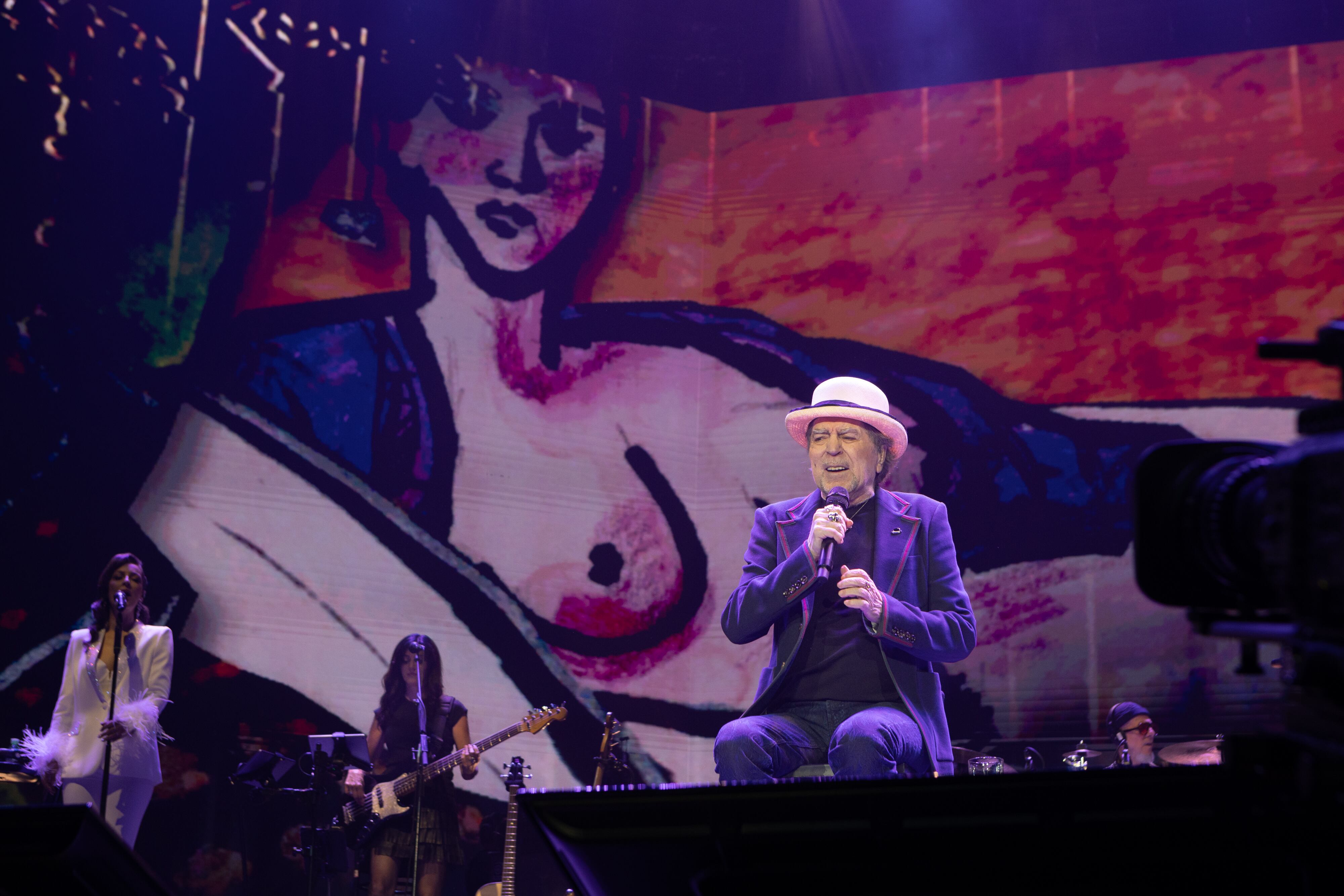 Joaquín Sabina, este domingo en el Movistar Arena de Madrid.