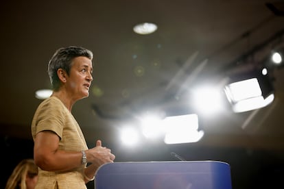 La vicepresidenta ejecutiva y comisaria de Competencia, Margrethe Vestager.