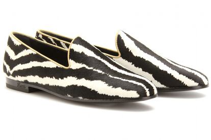 Estampado de cebra: Gucci ha sacado estas slippers con estampado negro y blanco (595 euros).