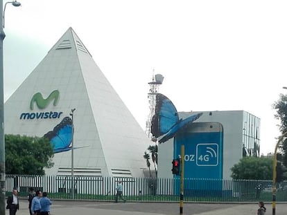 Un edificio de Telefónica Colombia.