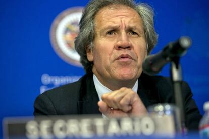 El secretario general de la OEA, Luis Almagro.