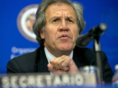 El secretario general de la OEA, Luis Almagro.