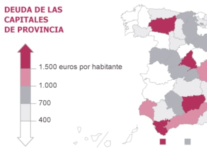 Uno de cada seis Ayuntamientos reduce la deuda pública en 2013