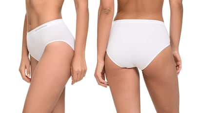 Estas bragas altas de algodón son ultracómodas.