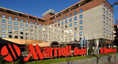 Un hotel de la cadena Marriott en Milán (Italia)