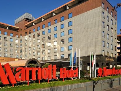 Un hotel de la cadena Marriott en Milán (Italia)