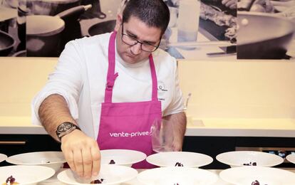 Dani García, chef con dos estrellas Michelin, en Madrid.