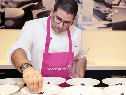 Dani Garc&iacute;a, chef con dos estrellas Michelin, en Madrid.