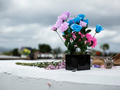 Tumba de Keishla Rodríguez Ortiz en el Cementerio Los Angeles Memorial en Guaynabo, Puerto Rico