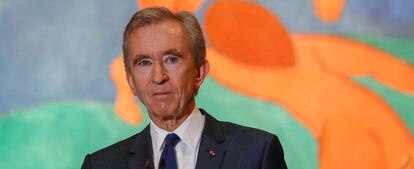 O presidente da LVMH, Bernard Arnault: o mais afortunado de 2019.