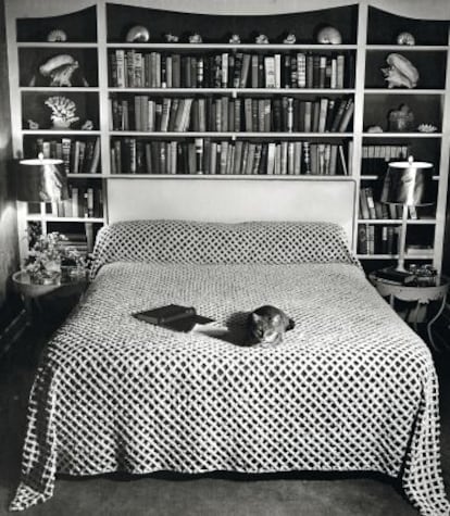 Dormitorio de la escritora, en una imagen tomada en 1937.