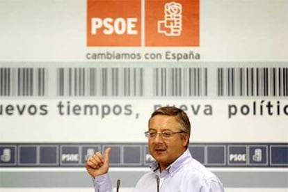 Blanco, durante la presentación de la Conferencia Política de este partido del 15 al 17 de septiembre en Madrid.