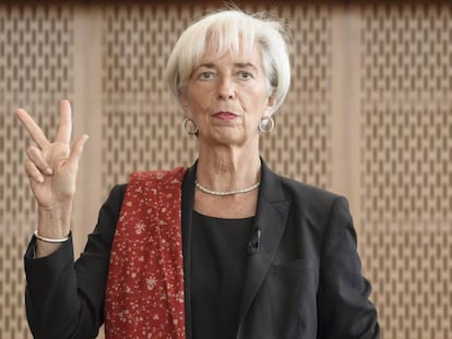 IMF Managing Director Christine Lagarde.