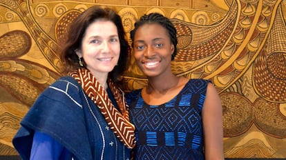 Irene López de Castro y Fatoumata Tioye Coulibaly.