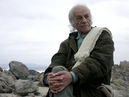 Nicanor Parra em sua casa de Las Cruces em 2009.