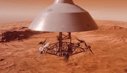 Imagen de helicóptero del proyecto Skyfall de la NASA