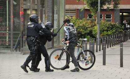 Momento de la presunta agresión.