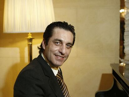 Paulo Futre, en un hotel de Madrid.