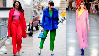 Mezclas atrevidas de colores


No hace falta irse de compras para apuntarse al revival del color block. Elige prendas de colores complementarios para crear un efecto como el de las fotos. Algunas ideas más: verde y granate (visto en Céline), turquesa y fucsia (Issey Miyake), azul y rojo (Vivienne Westwood) o rosa y morado (Balenciaga).