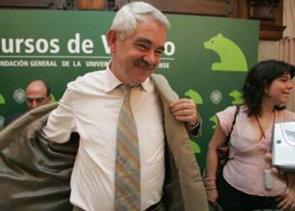 Pasqual Maragall, en los cursos de verano de El Escorial.